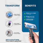 Foldable Laptop & Mobile Stand