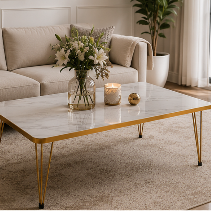UV High Gloss Center Table | Modern Coffee & Decor Table | Quewish