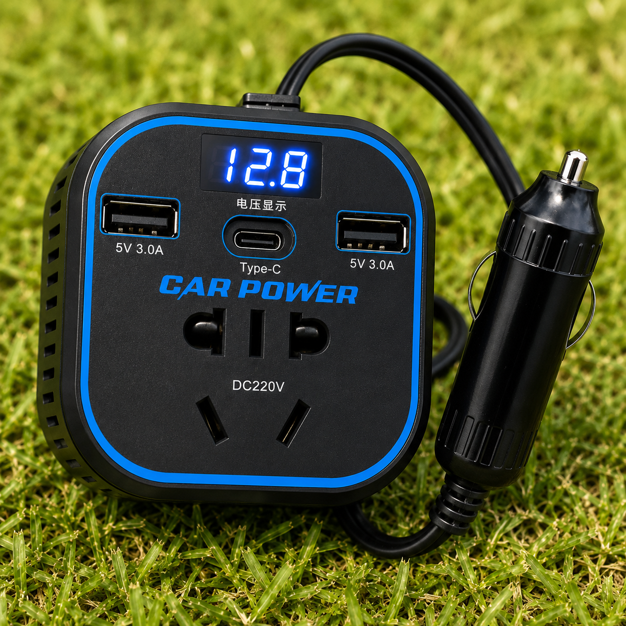 Car Power Inverter – 12V/24V DC to 220V AC - Quewish.com