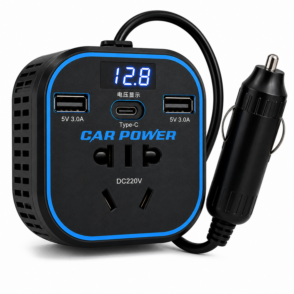 Car Power Inverter – 12V/24V DC to 220V AC - Quewish.com